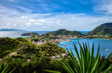 Bay of Les Saintes, Terre-de-Haut, Iles des Saintes, Les Saintes, Guadeloupe, Lesser Antilles,...