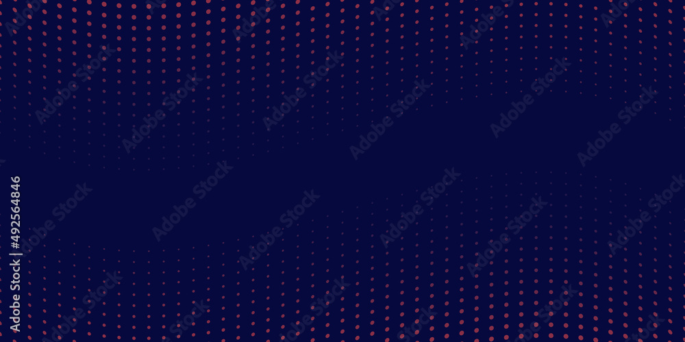 Poster blue halftone texture background with dots pattern. half tone gradation energy vibrant effect patter