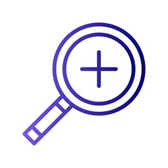 Fototapeta premium Zoom In Icon