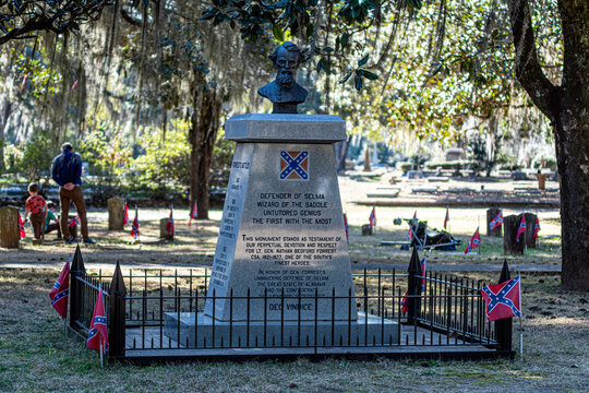 General Nathan Bedford Forrest Memorial In Selma