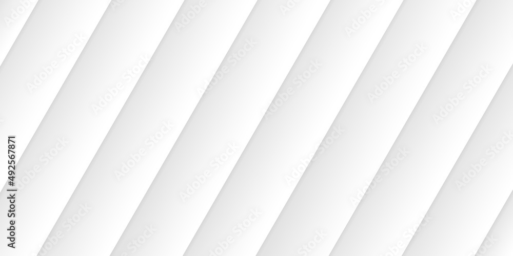 Poster white background with stripes. white and grey line diagonal wallpaper. simple empty dynamic minimal 