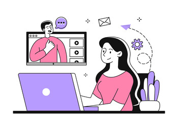 Online Education concept