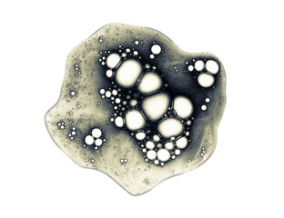 Volcanic ash or activated charcoal cosmetic gel or oil