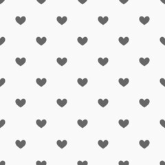 Little hearts seamless pattern.