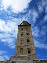 Fototapeta na wymiar Tower of Hercules lighthouse- La Coruña Spain