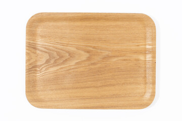 tray on white background