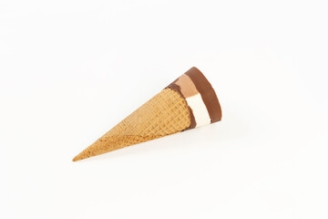 ice cream cone on a white background