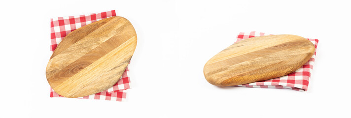 wooden cloth on blue floor