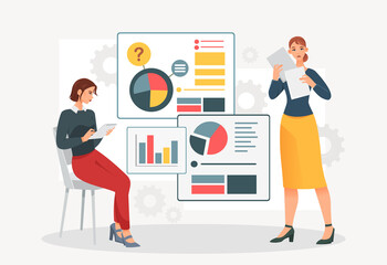 Fototapeta premium Gathering data concept