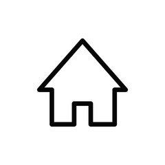 Fototapeta premium Home icon vector. House sign