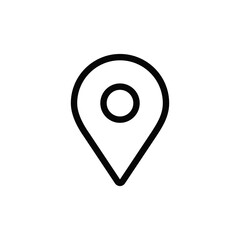 Placeholder icon vector. Location sign