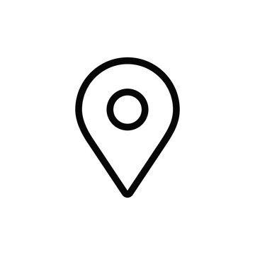 Placeholder icon vector. Location sign