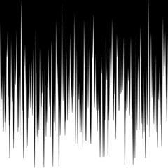 落ち込むイメージの黒色のベタフラッシュの効果線のベクター素材