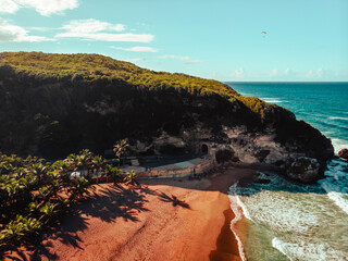 Tunnel Guajataca in the coast of Puerto Rico, Isabela
