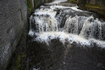 Fototapeta premium Gayle Beck, Yorkshire Dales National Park. fast moving inland waterway