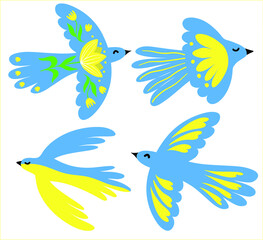 set of birds