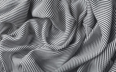 Striped pattern satin silk, elegant fabric