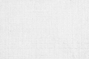 White linen canvas fabric texture background