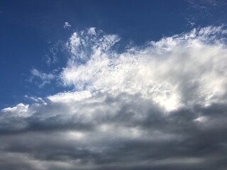 Fototapeta premium blue sky with clouds