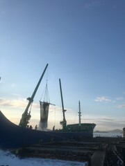 Fototapeta premium ship in the port