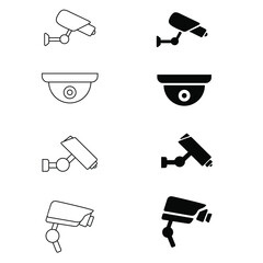 CCTV vector icon. video camera illustration sign collection. Surveillance symbol. surveillance cameras logo.