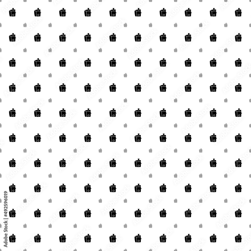 Poster square seamless background pattern from geometric shapes are different sizes and opacity. the patter