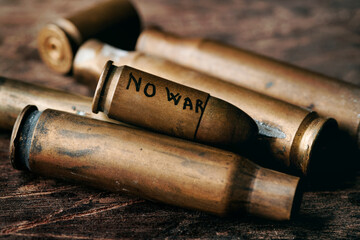 text no war in a bullet