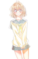 セーラー服の女子学生