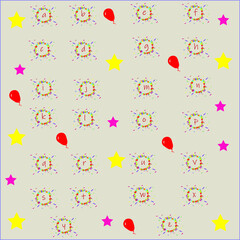 Small  a-z   Alphabets  floral multi typography colors design card spring event book children funky flowers stickers coloring education fun learning creative 