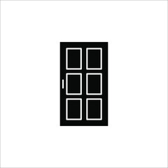 Door Icon in trendy flat style isolated on grey background. Open door symbol for your web site design, logo, app, UI. Vector illustration, EPS10.