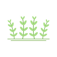 Tree green icon logo isolated sign symbol vector design.