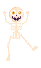 cute skeleton monster
