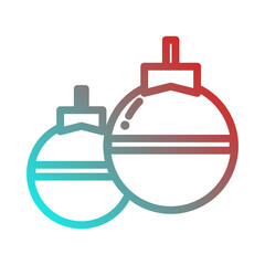 christmas ball icon