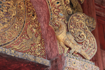 buddhist temple (Wat Phra Sing) in chiang mai (thailand)