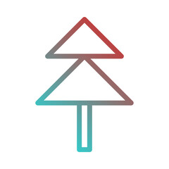Christmas tree icon