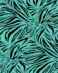 Seamless zebra pattern, animal print.