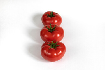 Tomato isolated on white background, Set tomatoes.