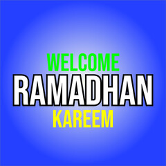Vectors of Welcome Ramadan Kareem