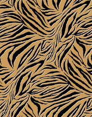 Seamless zebra pattern, animal print.