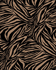 Seamless zebra pattern, animal print.