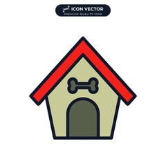 kennel icon symbol template for graphic and web design collection logo vector illustration