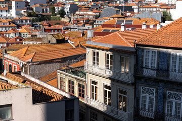 Fototapeta premium Panoramic view of the city of Porto, Portugal.