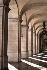 Columns of Lisbon's Supreme Justice Court.