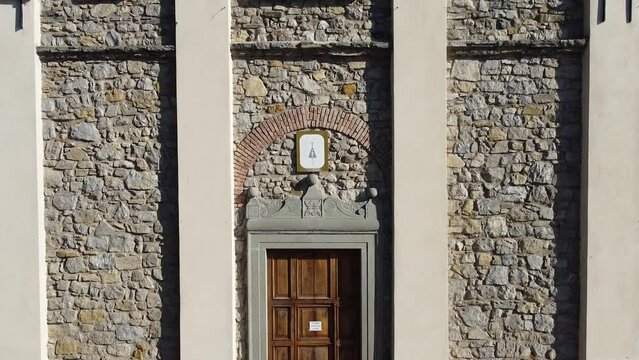 the church of San Michele Arcangelo in the village of San Felice al Lago on Lake Endine
