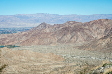 An overlooking view of nature in Palm Springs, California