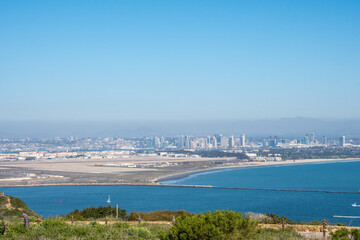 A breathtaking view of the San Diego Bay in California