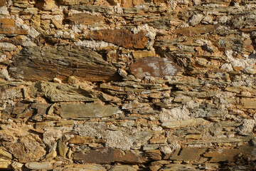 Texture of rustic stone wall