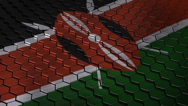 Kenya shield flag