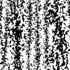Fototapeta na wymiar Seamless abstract monochrome pattern. Black and white print with lines, dots and blots. Brush strokes are hand drawn. Vector texture