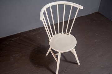 Modern wooden armchair for retro